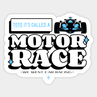 Formula One Motor Race – F1 Racing Quote Sticker